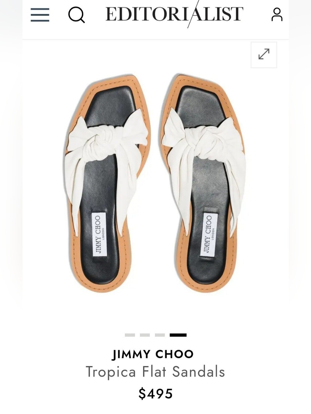 Jimmy Choo Flat Sandals - Picture 10 of 11